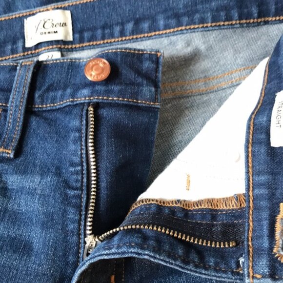 J.Crew Denim Vintage Straight Jeans Size 27 - Picture 6 of 11